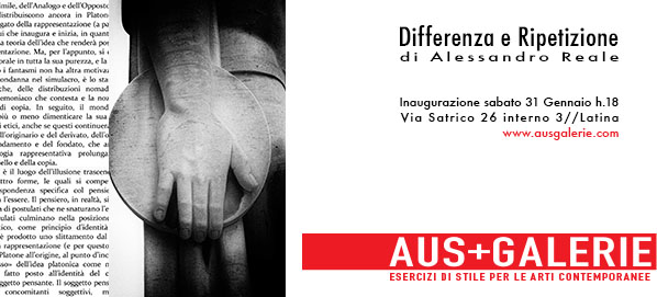 Alessandro Reale - Differenza e ripetizione